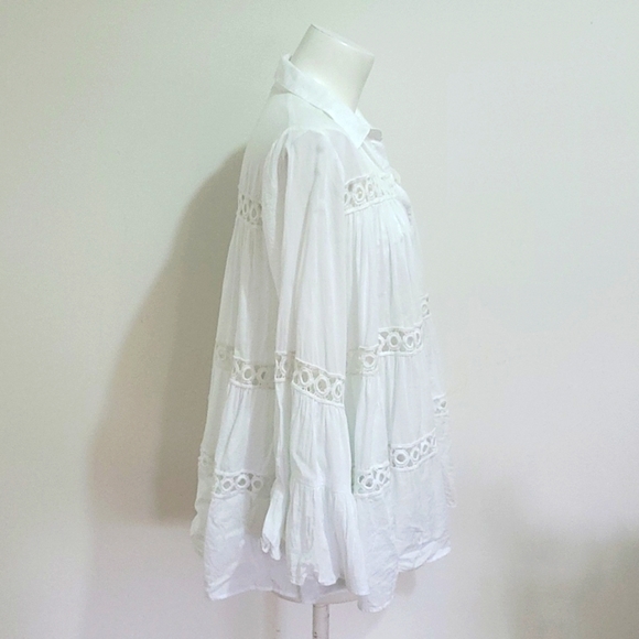 Size 8 Seed white cotton top - Picture 5 of 7